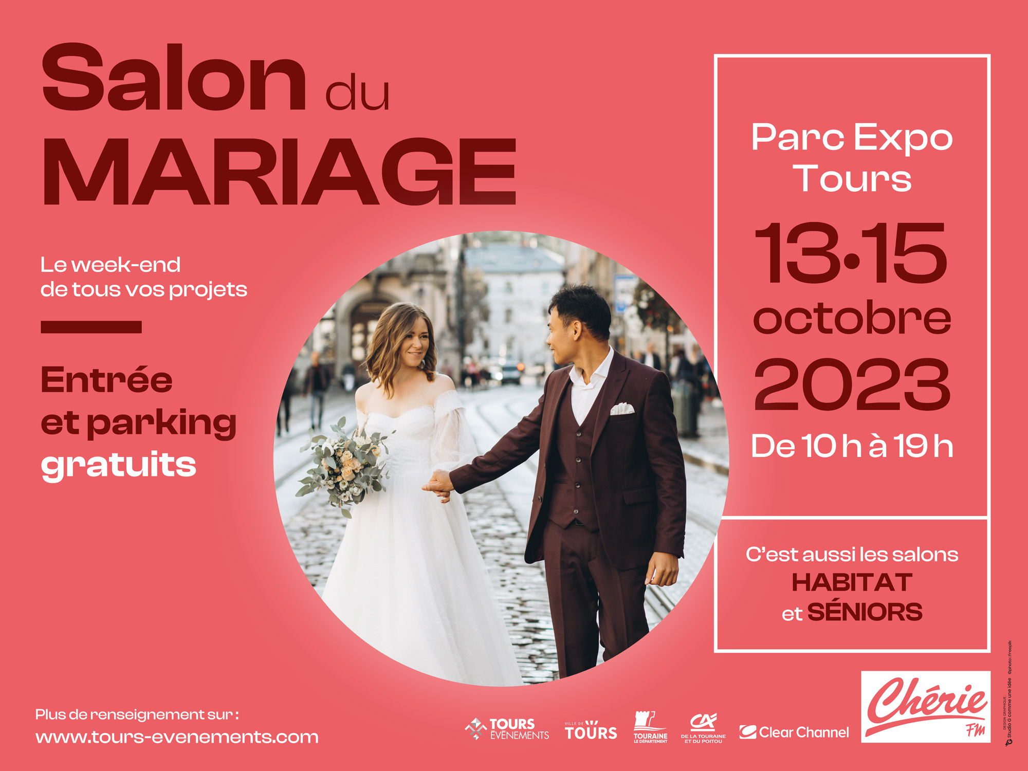 Le salon du mariage au Parc Expo du 14 au 16 octobre 2022.